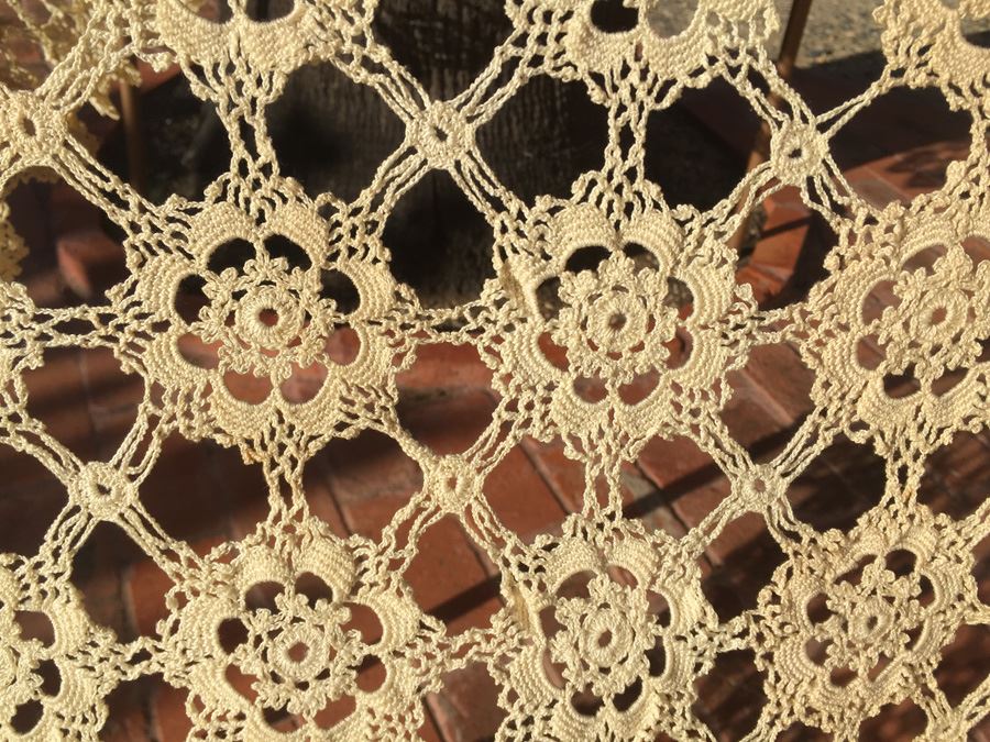 Vintage Hand Made Crochet Lot Tablecloths Runners  [Photo 6]
