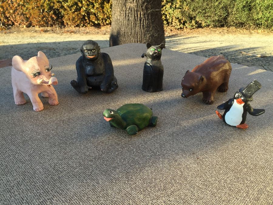 Hand Made Clay Pottery Animal Figures [Photo 1]