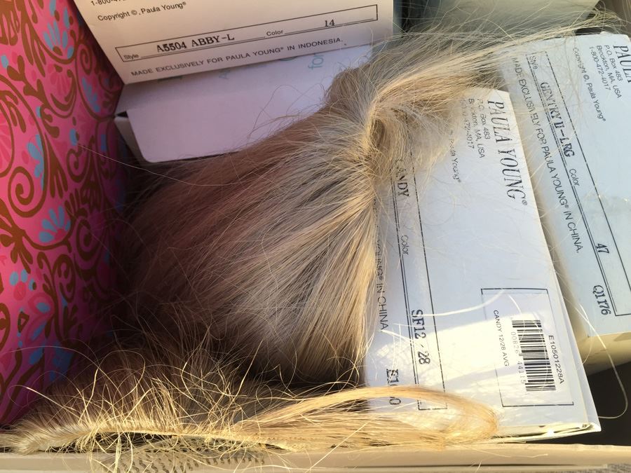 Huge Hair Wig Lot With Retro Box [Photo 2]