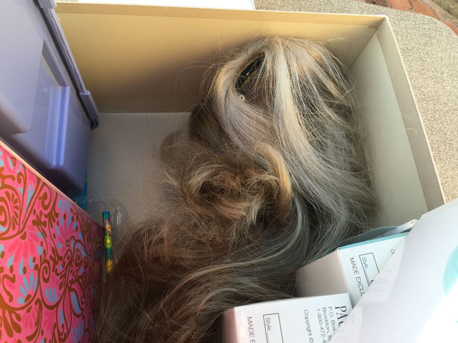 Huge Hair Wig Lot With Retro Box [Photo 7]