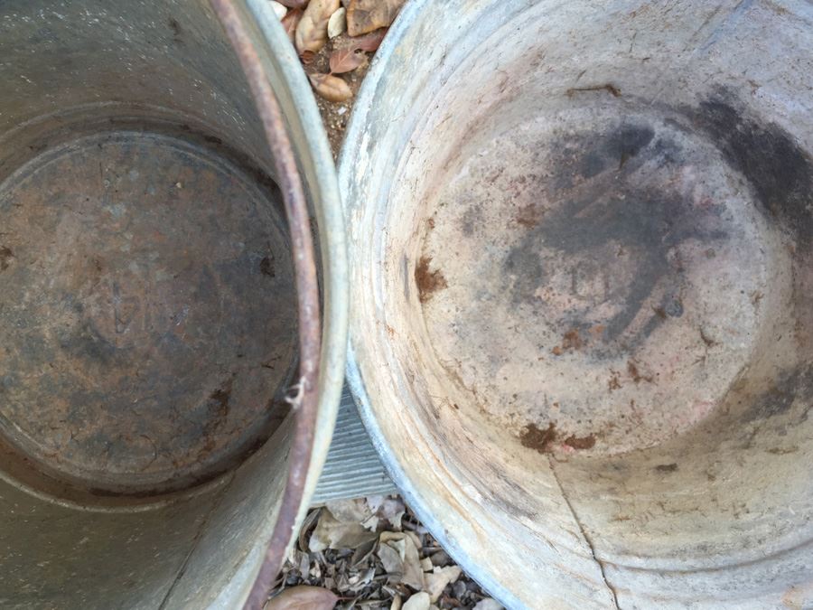 Pair Of Vintage Galvanized Buckets [Photo 3]