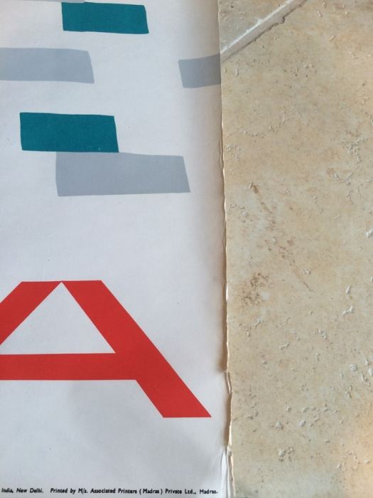 Original Vintage India Travel Poster - Qutb Minar Delhi 1959 [Photo 5]