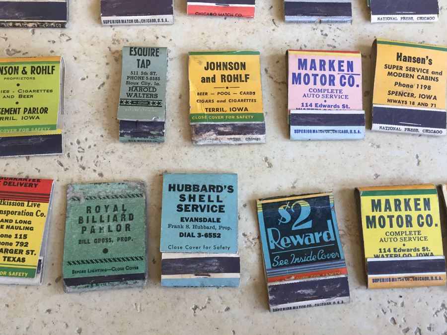 Vintage 1930's 1940's Pin Up Girls Advertising Matches Match Collection [Photo 17]