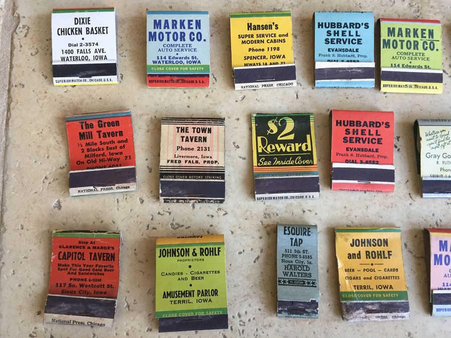 Vintage 1930's 1940's Pin Up Girls Advertising Matches Match Collection [Photo 14]