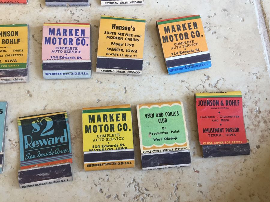 Vintage 1930's 1940's Pin Up Girls Advertising Matches Match Collection [Photo 16]