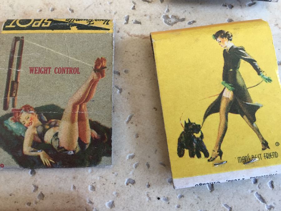 Vintage 1930's 1940's Pin Up Girls Advertising Matches Match Collection [Photo 10]
