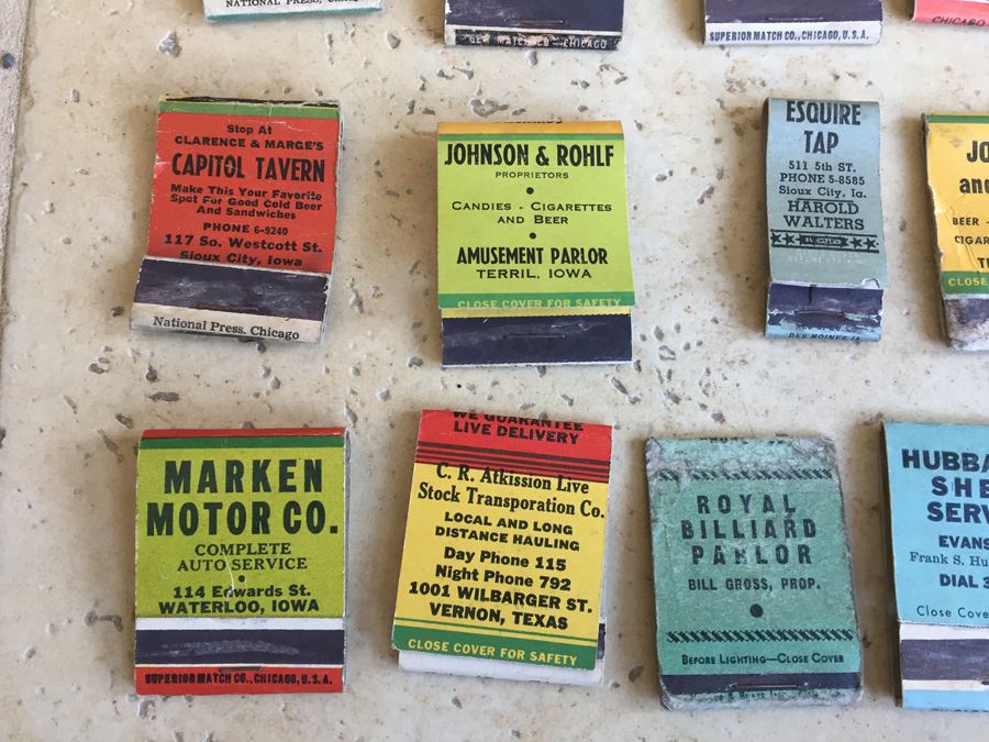 Vintage 1930's 1940's Pin Up Girls Advertising Matches Match Collection [Photo 18]