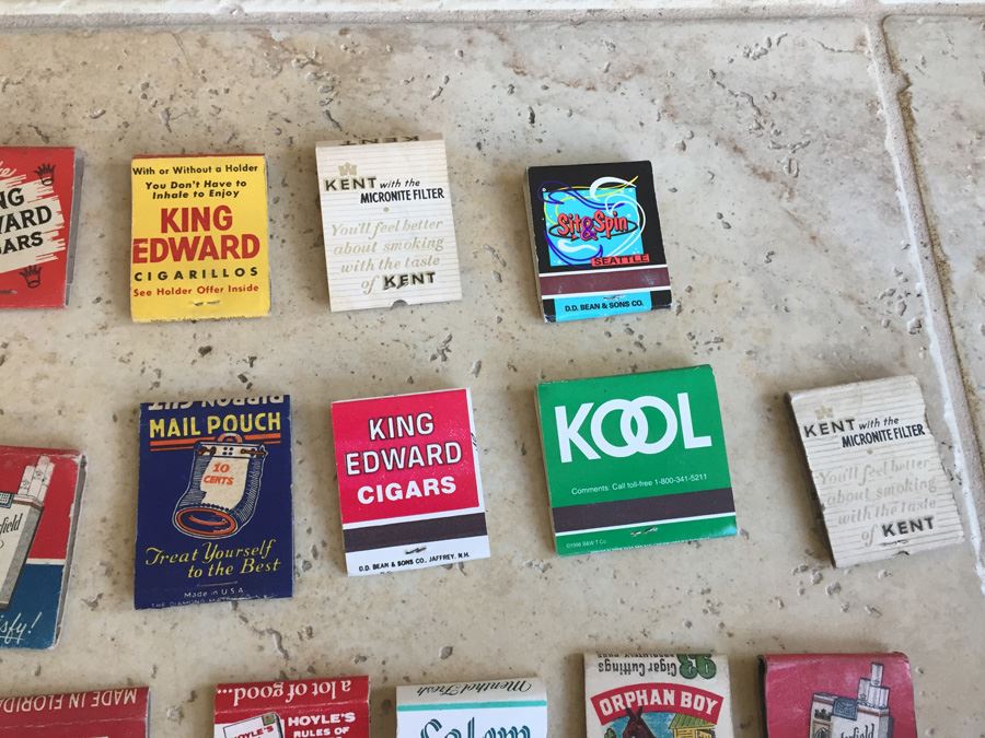 Vintage 1930's 1940's Cigarette Tobacco Advertising Matches Match Collection [Photo 3]