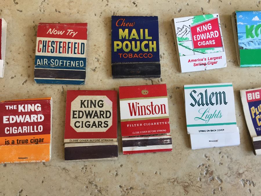 Vintage 1930's 1940's Cigarette Tobacco Advertising Matches Match Collection [Photo 13]