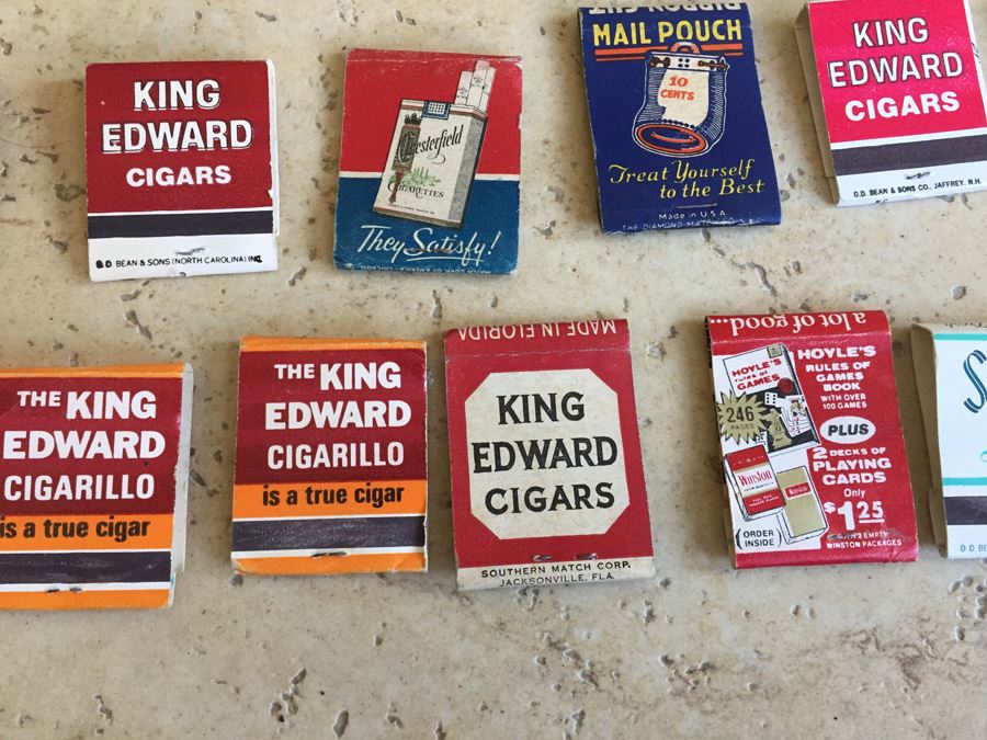 Vintage 1930's 1940's Cigarette Tobacco Advertising Matches Match Collection [Photo 5]