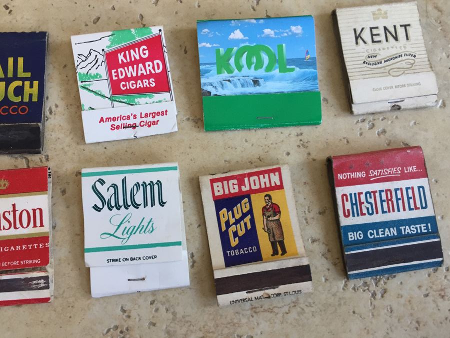 Vintage 1930's 1940's Cigarette Tobacco Advertising Matches Match Collection [Photo 12]