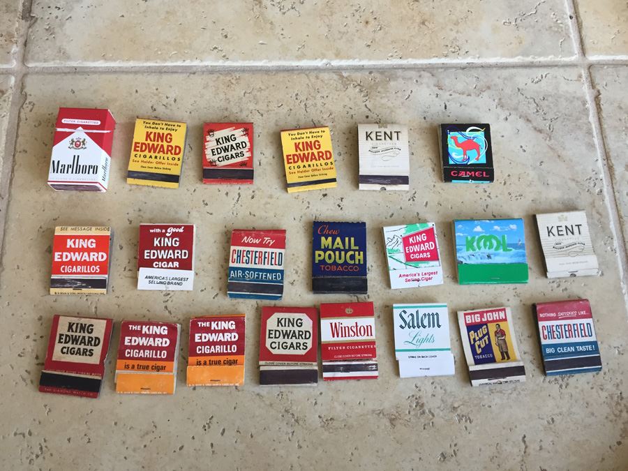 Vintage 1930's 1940's Cigarette Tobacco Advertising Matches Match Collection [Photo 9]