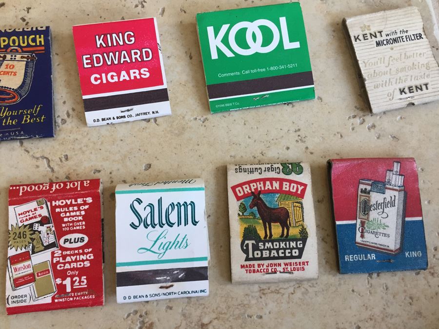 Vintage 1930's 1940's Cigarette Tobacco Advertising Matches Match Collection [Photo 4]