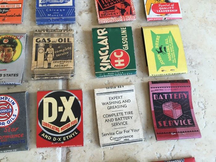 Vintage 1930's 1940's Gas Oil Automotive Advertising Matches Match Collection [Photo 6]