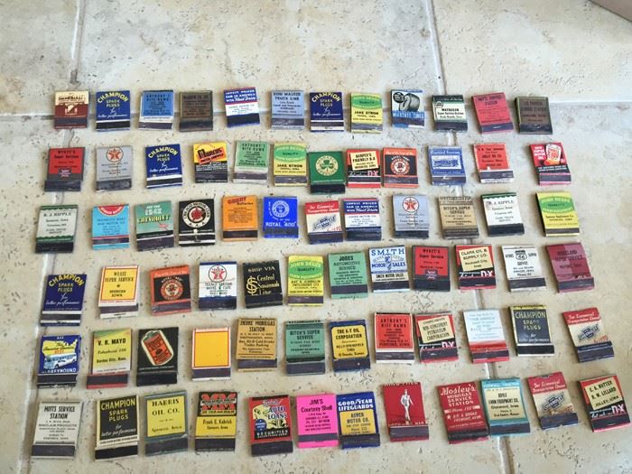 Vintage 1930's 1940's Gas Oil Automotive Advertising Matches Match Collection [Photo 14]