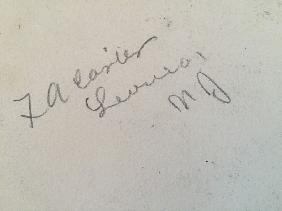 Original F. A. Carter (Fernando Carter) Sketch Titled Counterfeits Showing Street Performer With Sign 'Please Help The Blind' [Photo 14]