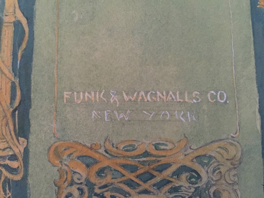 Original F. A. Carter (Fernando Carter) Sketch Of Book Cover Design For ARCHIBALD MALMAISON By Julian Hawthorne Funk & Wagnalls Co New York Around 1899 [Photo 7]