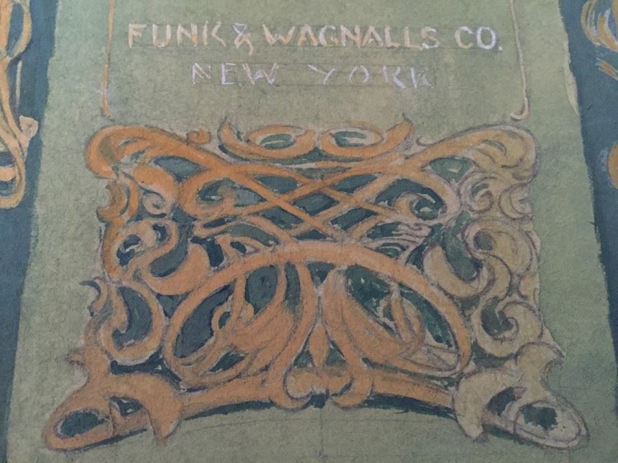 Original F. A. Carter (Fernando Carter) Sketch Of Book Cover Design For ARCHIBALD MALMAISON By Julian Hawthorne Funk & Wagnalls Co New York Around 1899 [Photo 9]