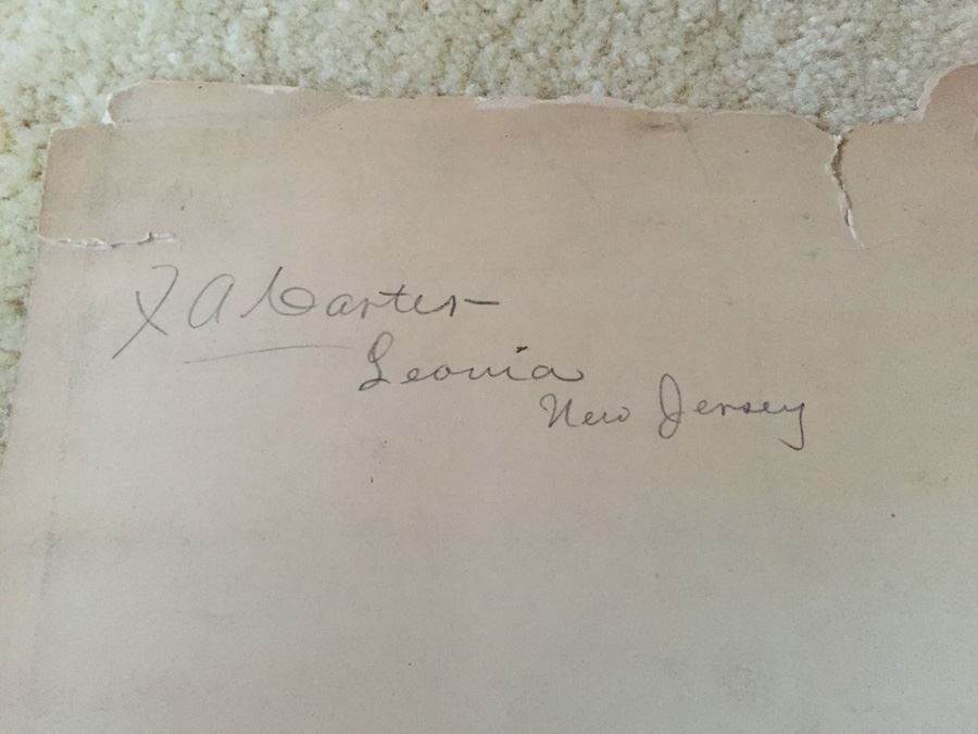 Original F. A. Carter (Fernando Carter) Sketch Titled Fish - 'Life Is Just One Dam Thing After Another' [Photo 15]