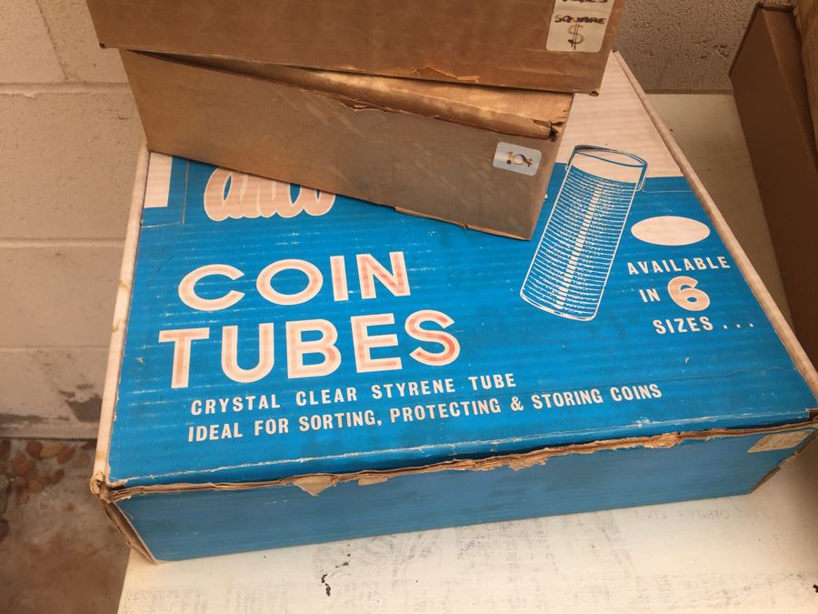 Huge Coin Storage Tubes Lot [Photo 2]