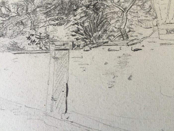 Original F. A. Carter (Fernando Carter) 1887 Sketch Of Rothenburg Germany [Photo 6]