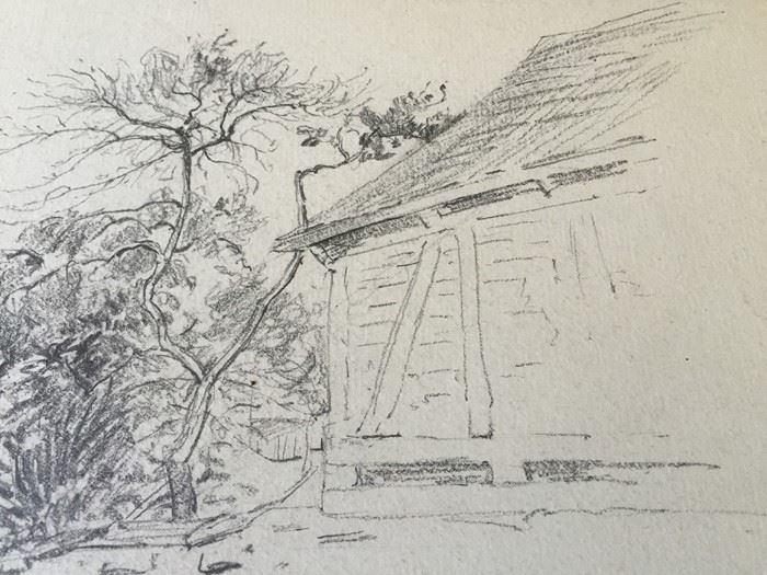 Original F. A. Carter (Fernando Carter) 1887 Sketch Of Rothenburg Germany [Photo 5]