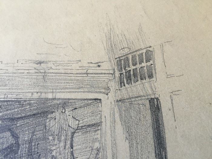 Original F. A. Carter (Fernando Carter) 1888 Sketch Venice [Photo 7]