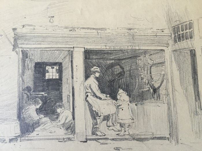 Original F. A. Carter (Fernando Carter) 1888 Sketch Venice [Photo 8]