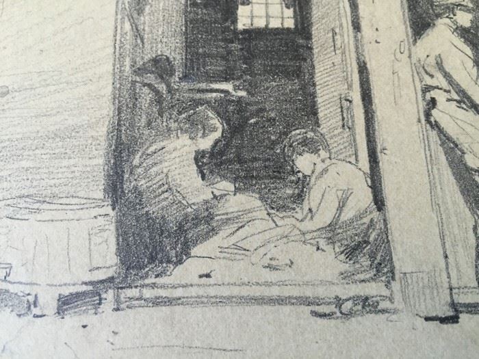 Original F. A. Carter (Fernando Carter) 1888 Sketch Venice [Photo 5]