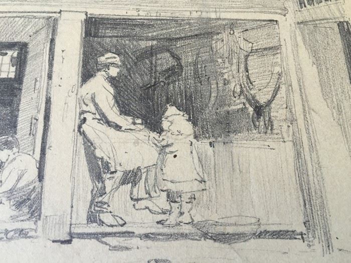 Original F. A. Carter (Fernando Carter) 1888 Sketch Venice [Photo 6]