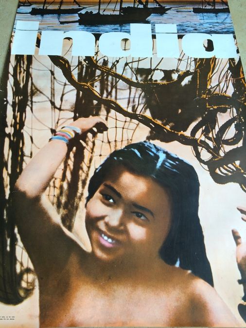 Original Vintage India Travel Poster [Photo 3]