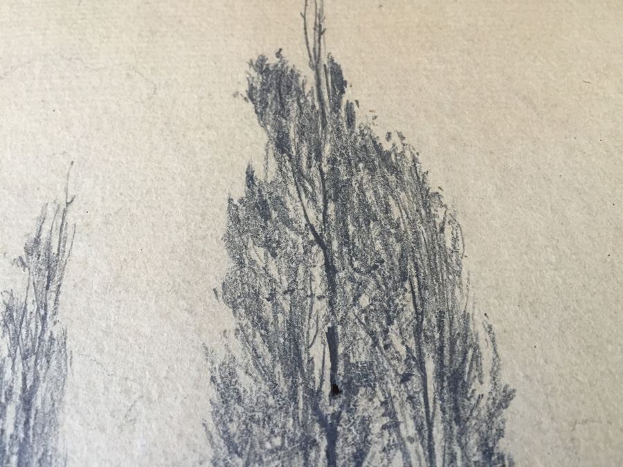 Original F. A. Carter (Fernando Carter) 1887 Sketch Of Rothenburg Germany [Photo 10]