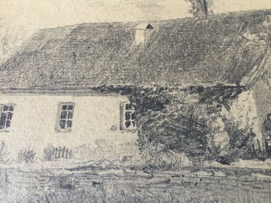 Original F. A. Carter (Fernando Carter) 1887 Sketch Of Rothenburg Germany [Photo 8]