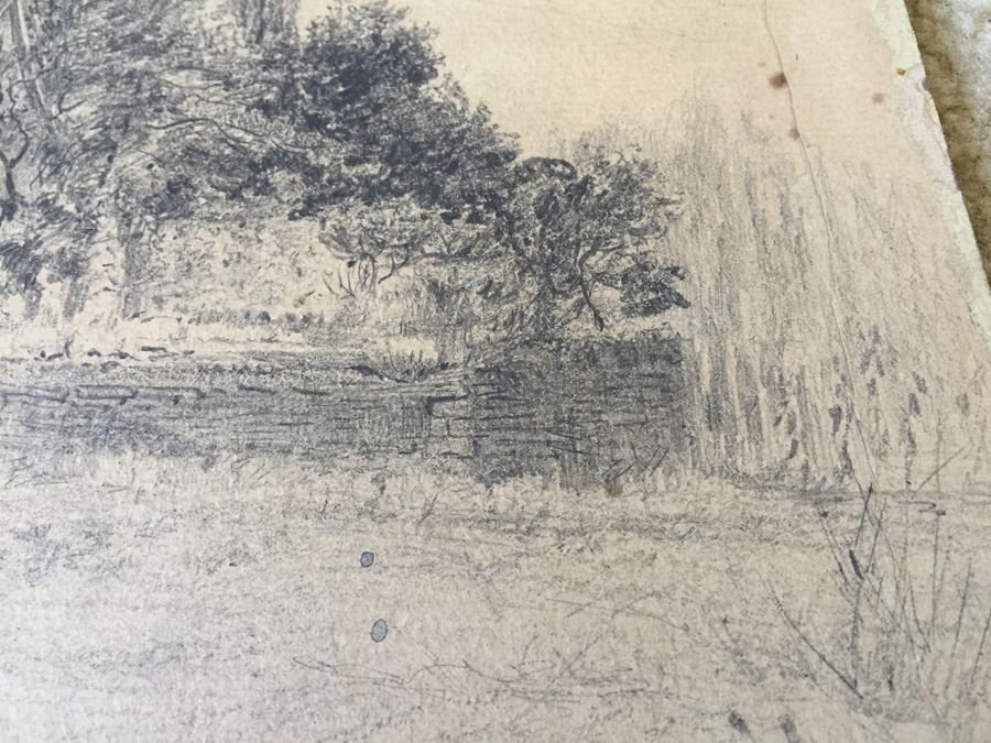 Original F. A. Carter (Fernando Carter) 1887 Sketch Of Rothenburg Germany [Photo 6]