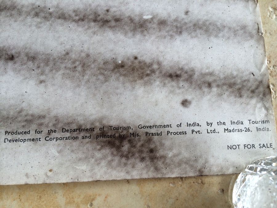 Original Vintage India Travel Poster [Photo 5]