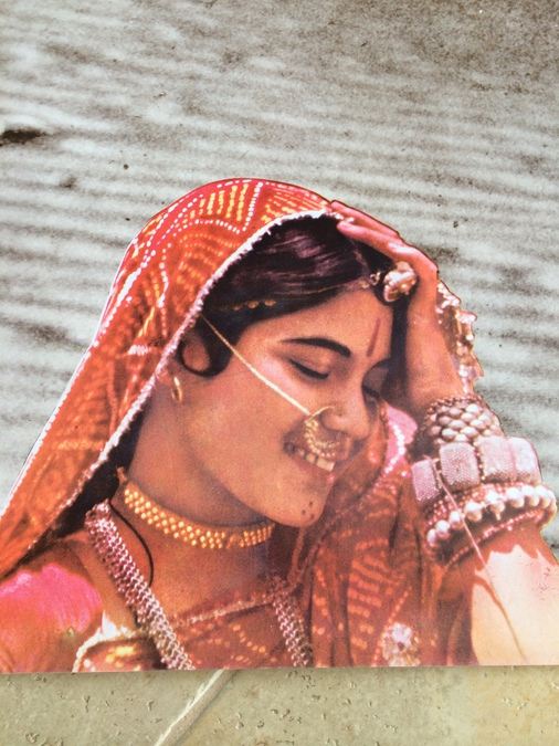 Original Vintage India Travel Poster [Photo 2]