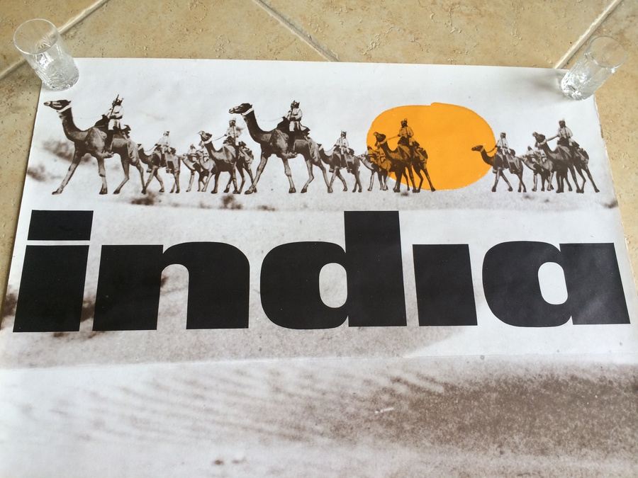 Original Vintage India Travel Poster [Photo 6]