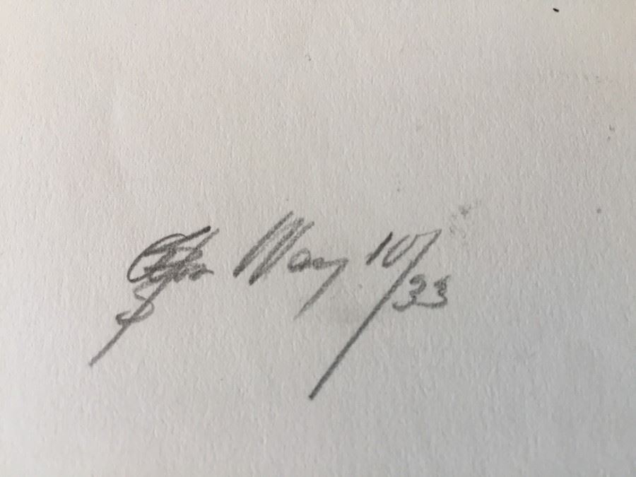 Original F. A. Carter (Fernando Carter) Sketch Of Nude Woman [Photo 5]