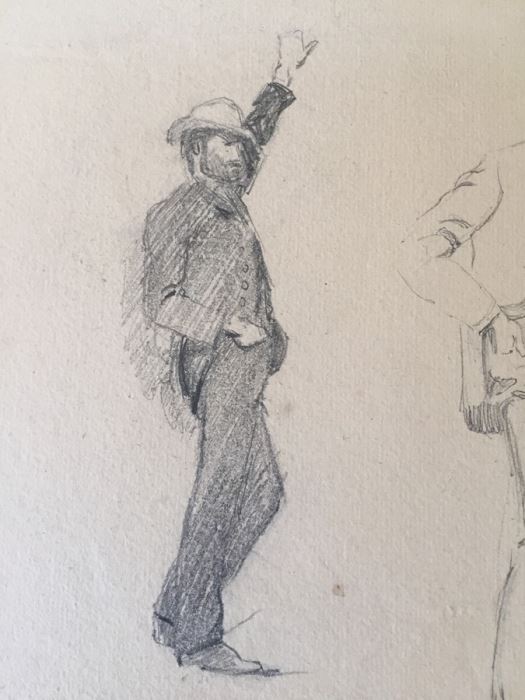 Original F. A. Carter (Fernando Carter) Sketches Munich Germany 1887 [Photo 4]