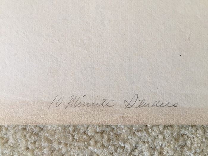 Original F. A. Carter (Fernando Carter) Sketches Munich Germany 1887 [Photo 2]