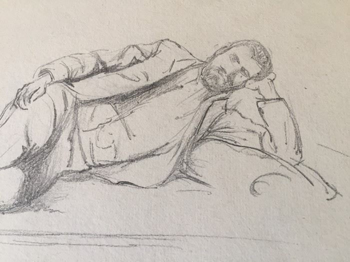 Original F. A. Carter (Fernando Carter) Sketches Munich Germany 1887 [Photo 6]