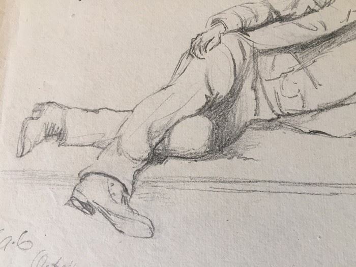 Original F. A. Carter (Fernando Carter) Sketches Munich Germany 1887 [Photo 5]