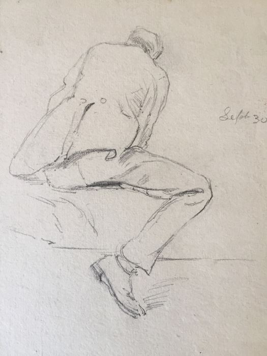 Original F. A. Carter (Fernando Carter) Sketches Munich Germany 1887 [Photo 3]