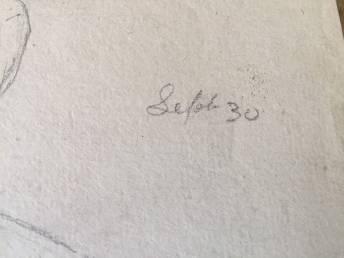 Original F. A. Carter (Fernando Carter) Sketches Munich Germany 1887 [Photo 4]