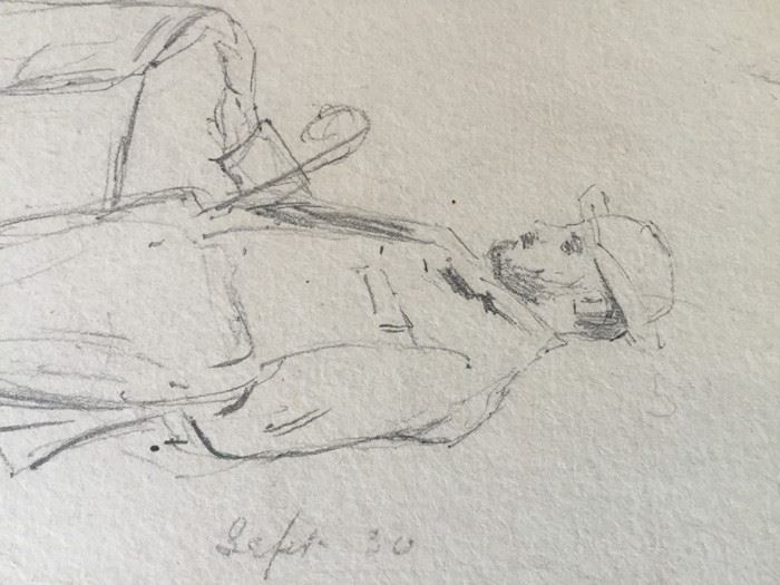 Original F. A. Carter (Fernando Carter) Sketches Munich Germany 1887 [Photo 14]