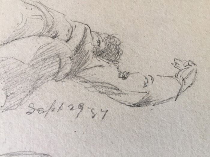 Original F. A. Carter (Fernando Carter) Sketches Munich Germany 1887 [Photo 7]