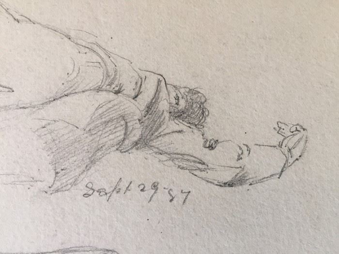 Original F. A. Carter (Fernando Carter) Sketches Munich Germany 1887 [Photo 9]