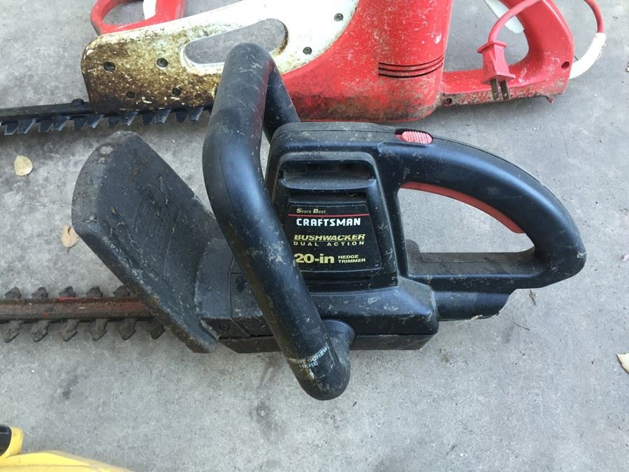 Pair Of Hedge Trimmers And Chainsaw [Photo 3]
