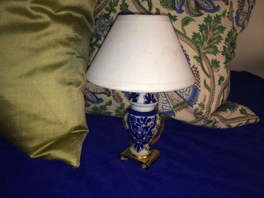 (3) Down Pillows and Lamp Lot [Photo 2]