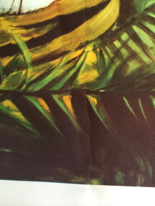 Original East Pakistan Vintage Travel Poster - Tiger in Sunderbans [Photo 6]